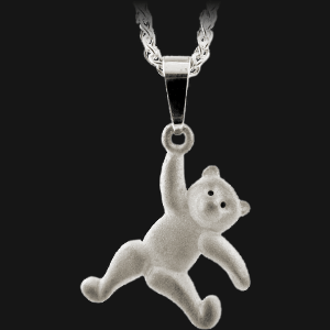 Dancing Teddy Bear Pendant