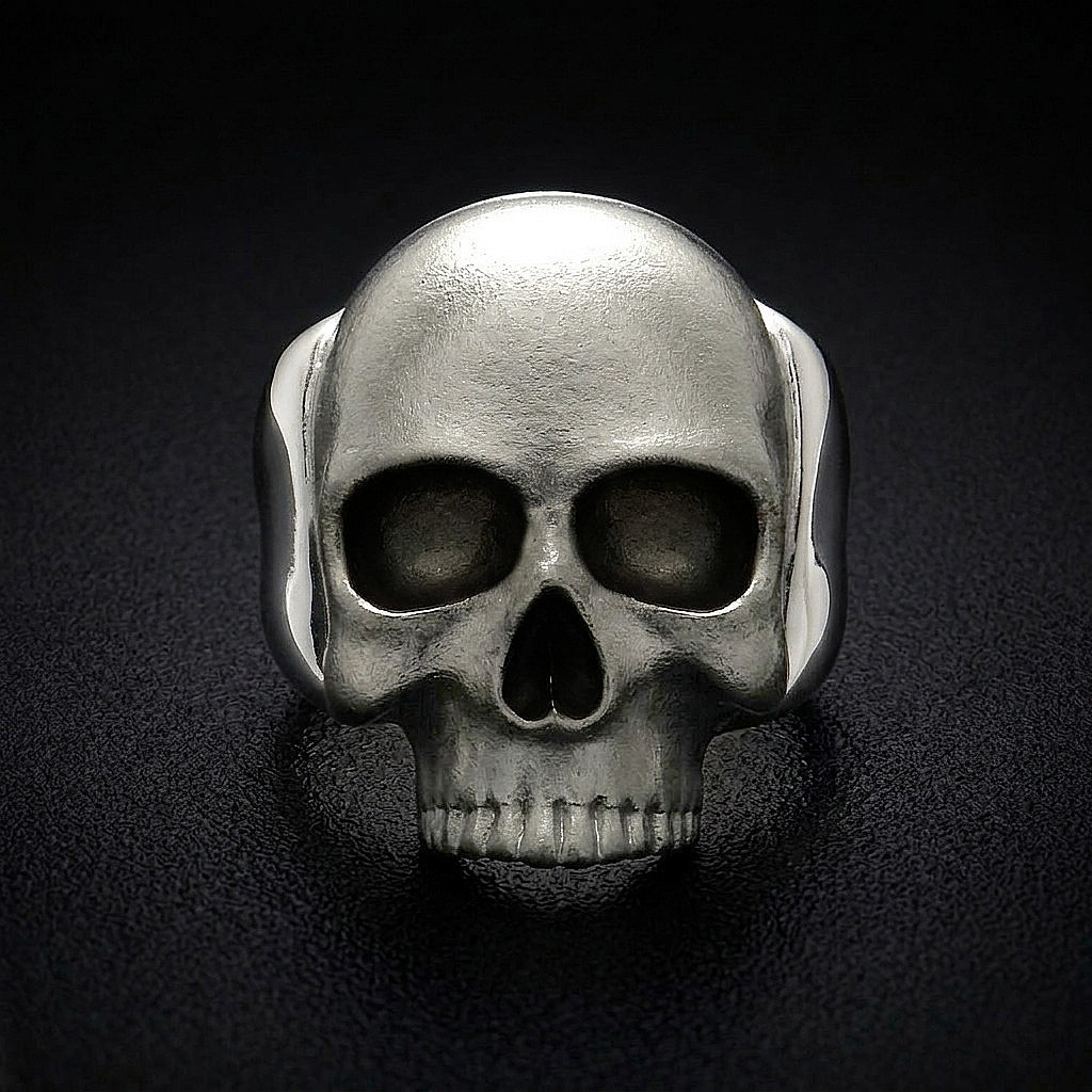 Silver Skull Ring