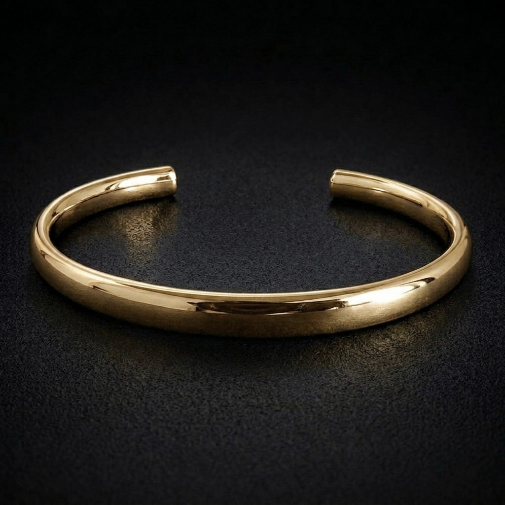 9ct Gold Slim Cuff