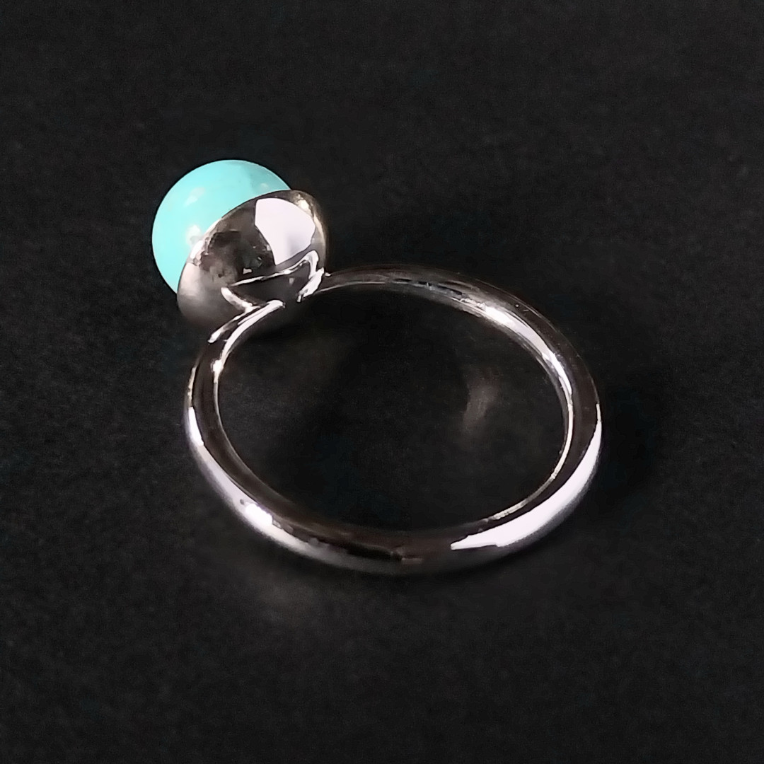 Turquoise Sphere Stacker Ring Turquoise Sphere Stacker Ring