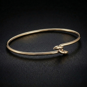 9ct Gold Hook Bangle