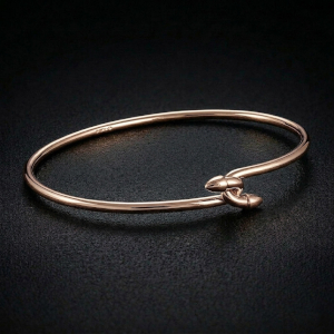 9ct Rose Gold Hook Bangle