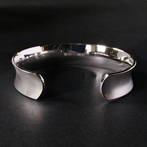 Sterling Silver Frosted Cuff