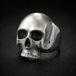Silver Skull Ring