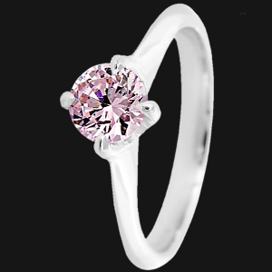Pink Sapphire CZ Talon Ring