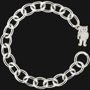 Teddy Bear Toggle Bracelet
